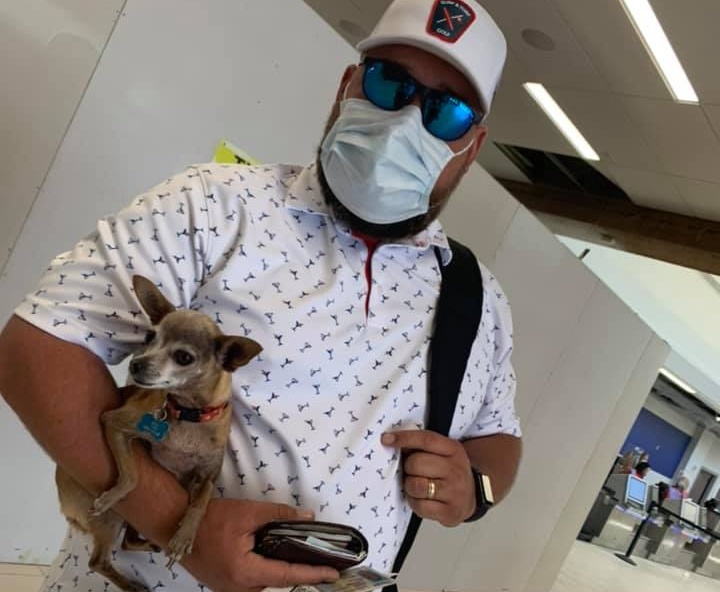 Texas couple finds pet chihuahua hiding inside luggage